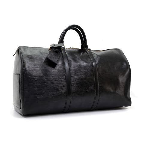 black duffle bag louis vuitton|Louis Vuitton keepall 50.